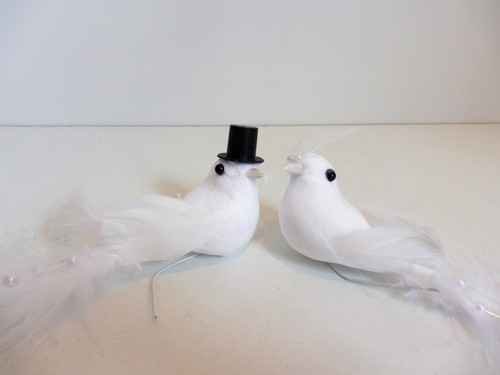 Deko hochzeit vogelpaar - -,