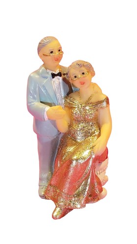 Goldene hochzeit figuren - goldene,