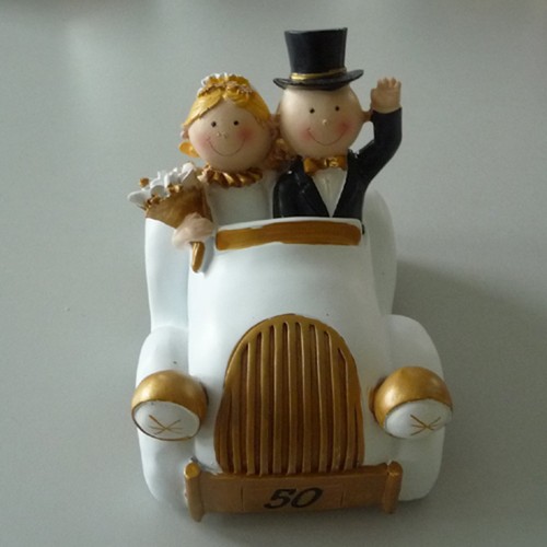 Goldene hochzeit tortenaufsatz - goldene,
