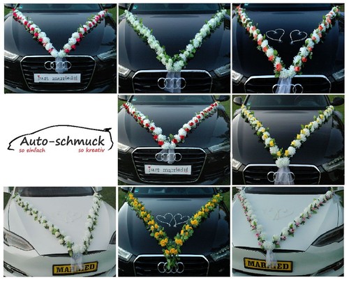 Vip girlande autoschmuck braut - vip,