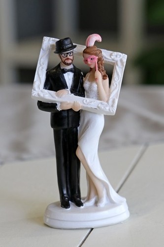 Brautpaar dekoration hochzeit - brautpaar,