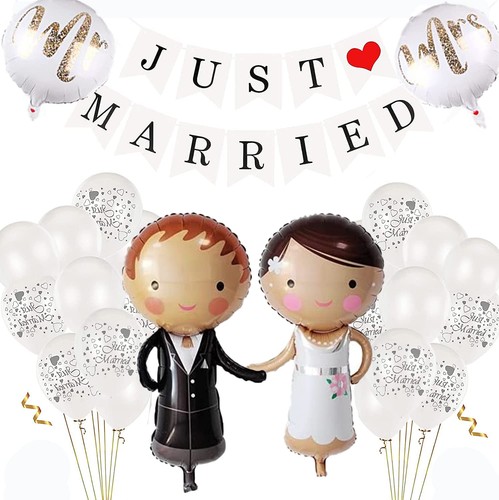 Just married deko - just,