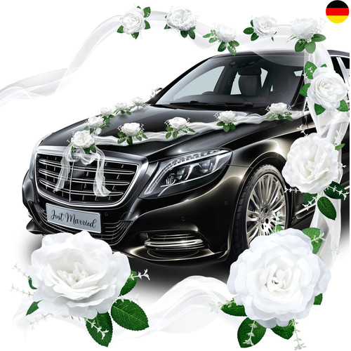 Autoschmuck hochzeit deko - autoschmuck,