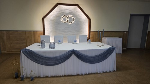 Hochzeitstisch für das