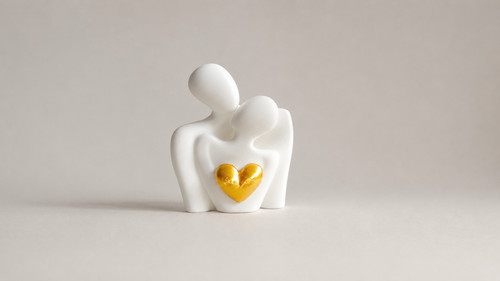 Liebespaar figur herz deko - liebespaar,