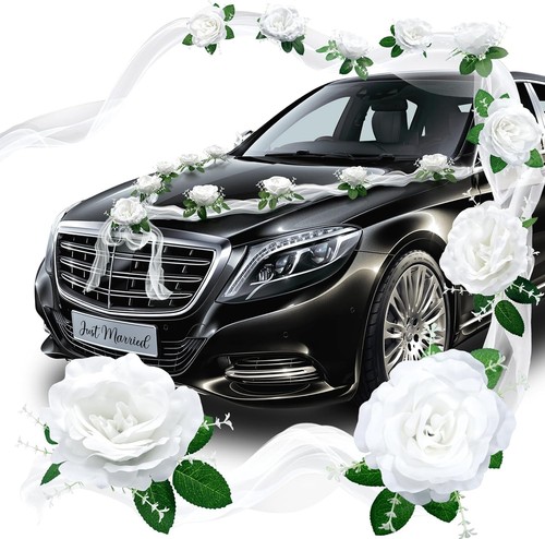 Autoschmuck hochzeit deko - hochzeit,