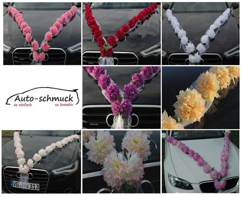 Dahlie girlande autoschmuck - girlande,