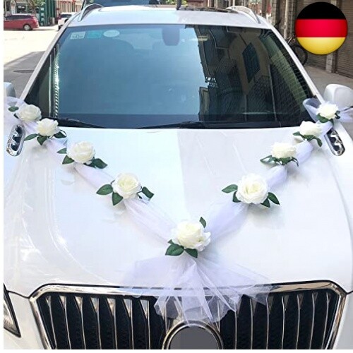 Autoschmuck hochzeit braut - autoschmuck,