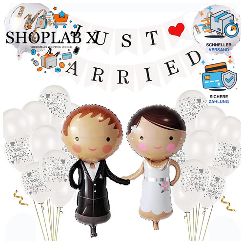 Just married deko - married,