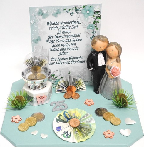 Geldgeschenk silberhochzeit - geldgeschenk,